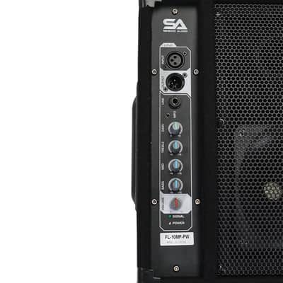 Premium Powered 2-Way 10" PA Floor Monitor with Titanium Horn - Active Monitor image 6