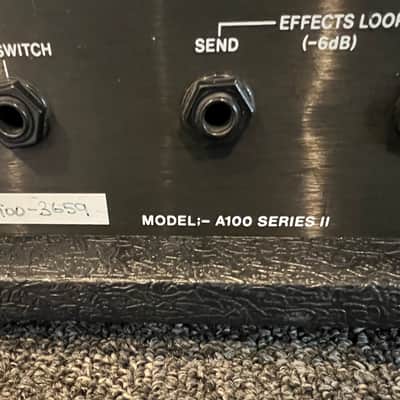 Laney AOR A100 Series 11 100 watt All Tube Guitar Amplifier Head 1990’s - Black image 13