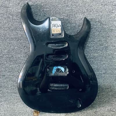 Black HSS Basswood Guitar DIY Project Body image 1