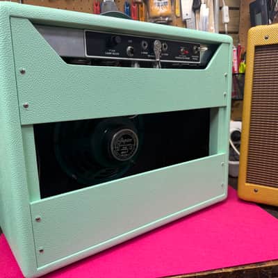 GVT  Vibro Tone JR Handwired NOS Guitar amplifier blackface 1964 / Surf Green Vibro champ  AA764 image 11