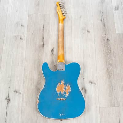 Mint Fender Custom Shop 1965 Telecaster Custom Heavy Relic Guitar, Lake Placid Blue image 7