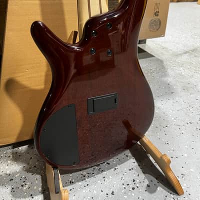 Ibanez Standard SR405E 5-string Bass Guitar - Dragon Eye Burst image 5