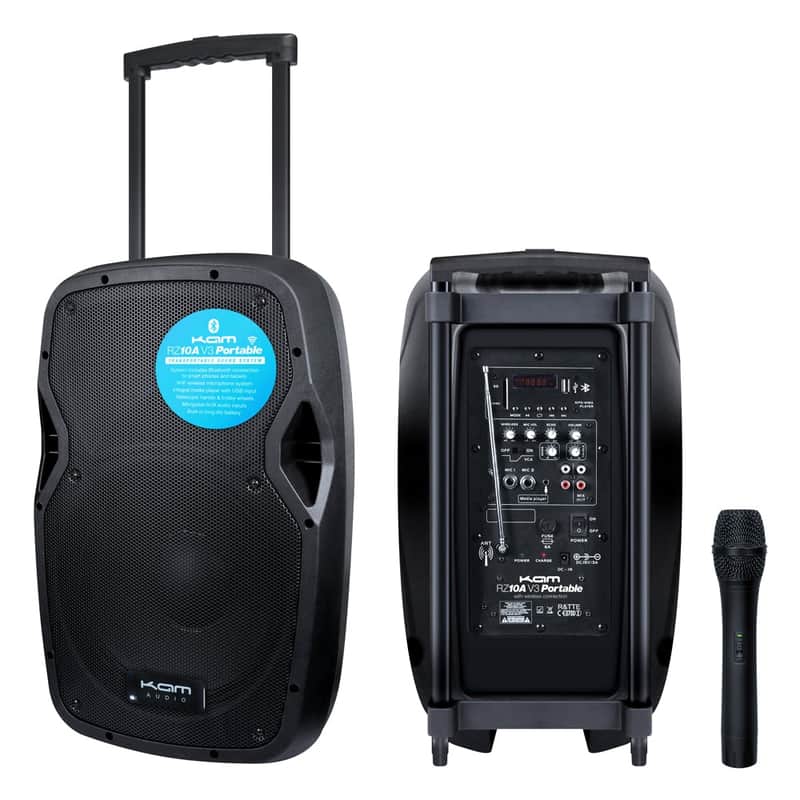 KAM 10" Portable Speaker with Bluetooth¸ ~ 550w image 1
