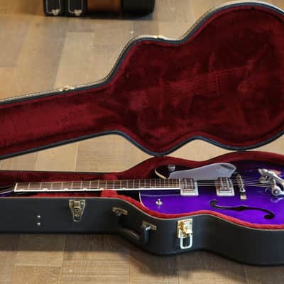 2020 Gretsch G6120SH Brian Setzer Hot Rod Semi-Hollow Electric Guitar Purple Metallic + OHSC image 21