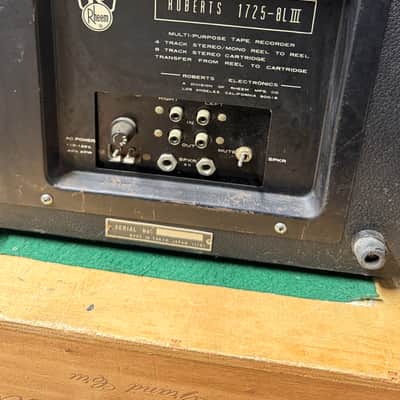 Roberts 1725-8L III Reel to Reel Tape Recorder For Parts Repair image 14