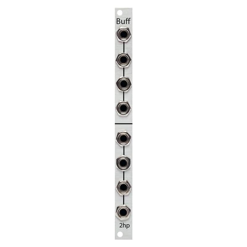2hp Buff Eurorack Buff Mult Module (Silver) image 1
