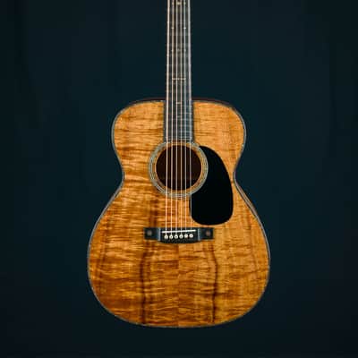 Martin J-42 Custom Exceptional Figured Koa with Paua Pearl and Koa Inlays NEW image 2