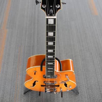 Harley Benton BigTone Trem Vintage Orange Electric Guitar - w/HSC image 5