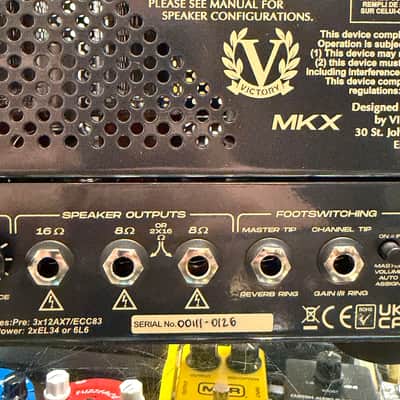 Victory Amps MKX 3-Channel 50-Watt Guitar Amp Head 2025 - Present - Black image 5