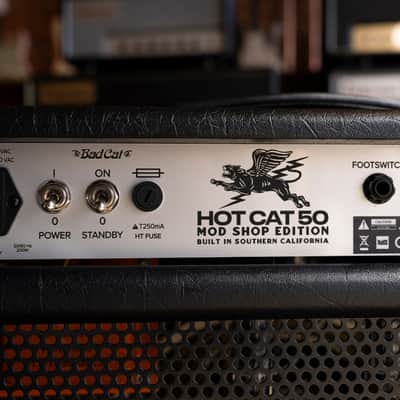 Bad Cat Mod Shop Hot Cat 50 Tube Amplifier 1X12 Combo image 9