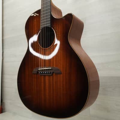Used Alvarez AG66CESHB Deluxe Solid Top Acoustic Guitar Tobacco Sunburst image 11