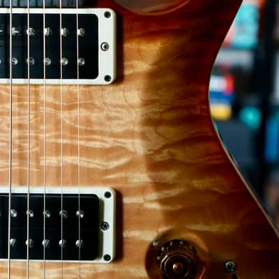 PRS P22 Custom 22 Piezo Stoptail Quilted 10 Top Natural Smokeburst 2012 image 3
