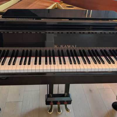 1998 Kawai GE-1A Baby Grand Piano – Ebony Polish, Made in Japan, Excellent image 4