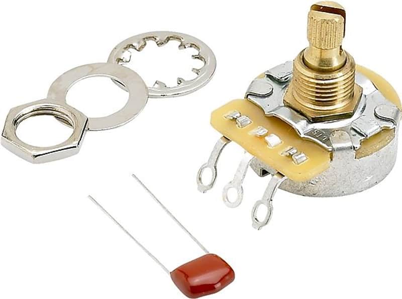 Fender 099-0832-000 250K Audio Taper No-Load Split Shaft Volume / Tone Potentiometer image 1