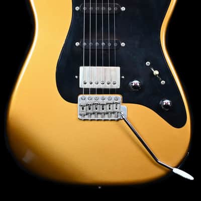 Gregor Guitars HSS Strat Marcus Deml Prototype from 2022  in Gold with Gewa Gigbag image 4