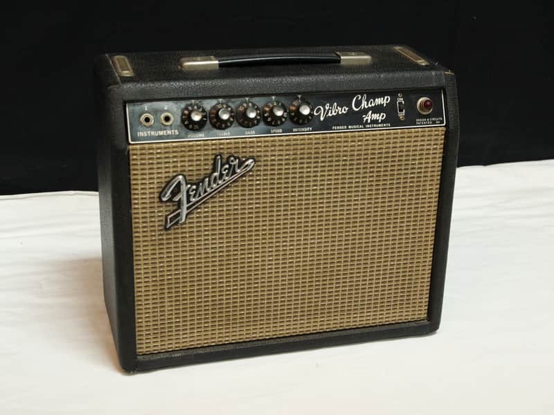 Fender Vibro Champ Amp vintage guitar amplifier - Made in USA 1962? 1966? image 1