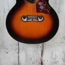 Epiphone J-200 Super Jumbo Acoustic Electric Guitar Aged Vintage Sunburst Gloss
