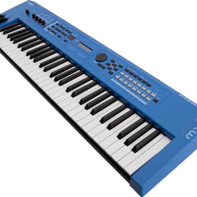 Yamaha MX61 v2 Keyboard Synthesizer, 61-Key, Blue image 2