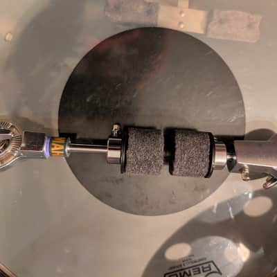 Yamaha Purple Label Cymbal Attachment for Stack or Hi Hat Set Up like 80s Weckl CSAT-940 Flat Metal Aluminum Look image 5