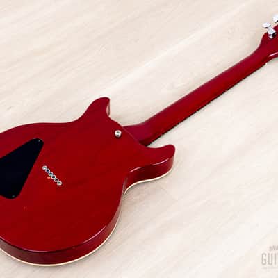 1982 Hamer USA Sunburst Special Double Cut Flame Top Custom Order w/ Lollar P-90s, Case image 14