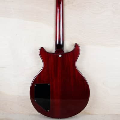 Univox Limited Edition Double Cutaway Junior Special Style MIJ 1970s Cherry Vintage Japan Jr  DC w/ Hard Case image 4