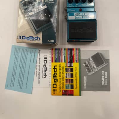 Digitech X-Series XDV Digiverb Stereo Digital Reverb Guitar Effect Pedal + Box