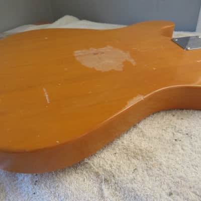 Telecaster style loaded body with tremlo Tele Tremlo loaded body unknown - butterscotch image 7