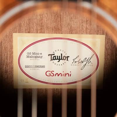 Taylor GS Mini-e Mahogany Left-Handed Acoustic/Electric Guitar - Mahogany with Gig Bag image 15