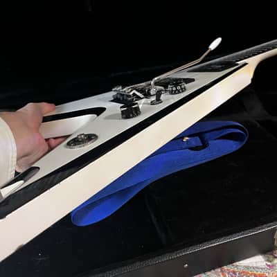 Dean Dimebag Razorback V Electric Guitar Bevel White Pearl w Case image 7