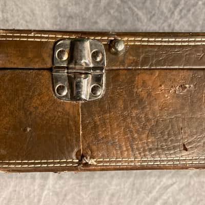 Hagstrom Guitar hard case 1970’s - Brown faux leather image 9