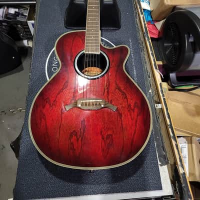 Crafter FX-550EQ Acoustic-Electric Guitar Trans Purple image 2