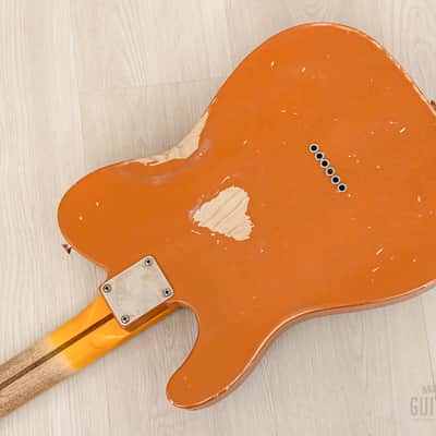 Telecaster Partscaster MJT Relic Copper Lacquer w/ Fender Licensed Neck, Lollar, Bigsby B16 & Case image 15