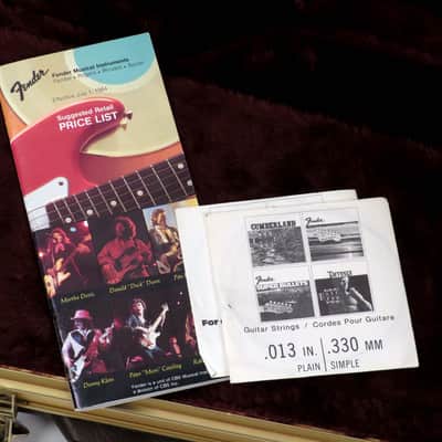 1983 Fender Telecaster Walnut Elite - Rare Model with Beautiful Wood Grain - Original Case and Fender Price List image 6