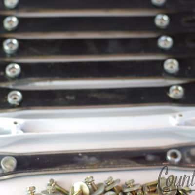 *Premier 10x Bass Drum Lugs White Powder-Coated Vintage 80s +Isolation Gaskets* - Excellent / 6.95/24.95 image 5