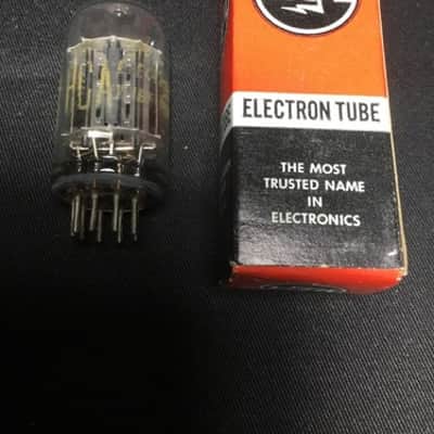 RCA 5687 Black Plates HI FI Audio Vacuum Tube Top O Getter USA Tested #8.7303 image 1