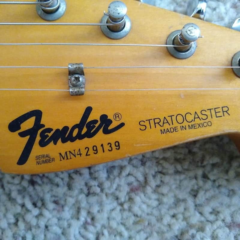Fender Stratocaster Mexico 1994 Black | Reverb