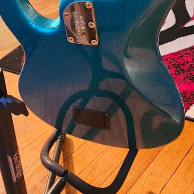 Ernie Ball Music Man StingRay 5 Special HH Electric Bass (with Case) - Ocean Sparkle, Rosewood Fretboard image 9