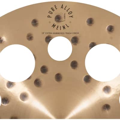 Meinl Pure Alloy Extra Hammered Trash Crash Cymbal 18" image 4