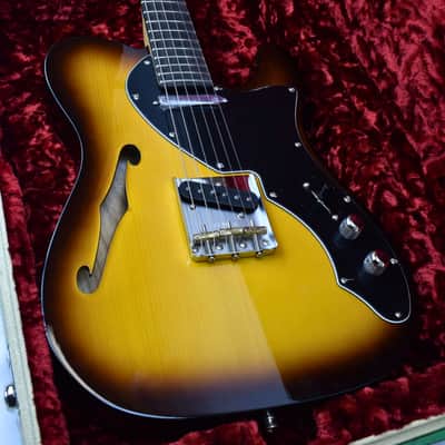 Fender Suona Telecaster Thinline Violin Burst Italian Spruce Twisted Tele Pickups with Case image 11