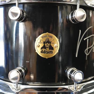 ddrum AUTOGRAPHED Vinnie Paul Signature Spiked Maple 8x14" Snare Drum image 3