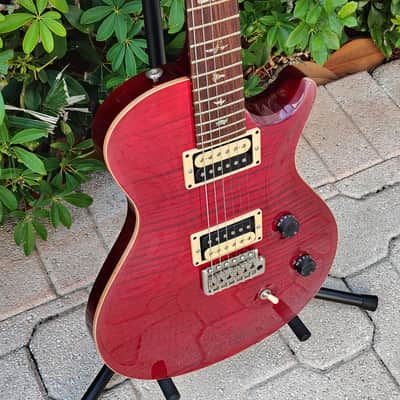 PRS Singlecut Trem 10 Top Birds Black Cherry Pre-Lawsuit Model *UNPLAYED* 2003 image 11