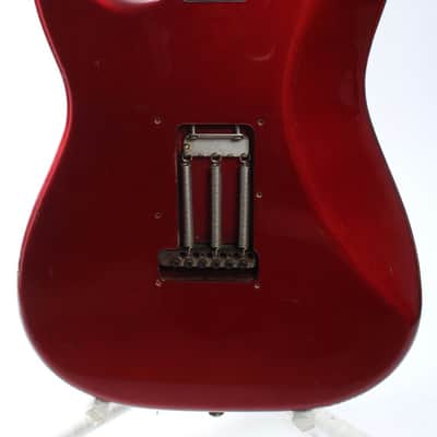 1983 Squier Stratocaster '62 Reissue candy apple red JV series image 7