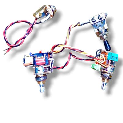 Solderless Epiphone SG HH Wiring Harness 3/w Toggle Coil Split Custom Tone Pot - Solderless Epiphone SG HH Wiring Harness 3/w Toggle Coil Split Custom Tone Pot image 2