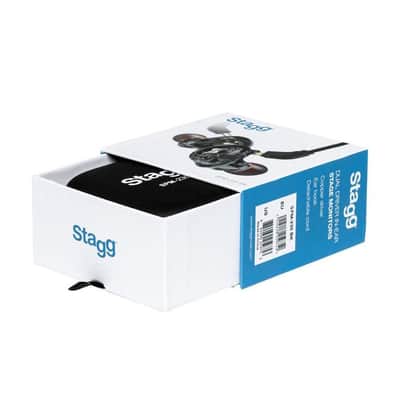 Stagg SPM-235 BK Dual Driver Sound Isolating In Ear Monitors with Case -Black image 5