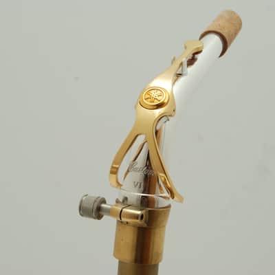 Yamaha Custom AV1S Alto Saxophone Neck, V1 Silver Plate/Gold Option image 13
