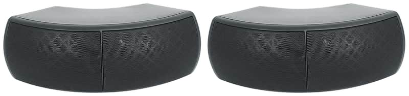 (2) Rockville WET-D4 Black Indoor/Outdoor Commercial/Restaurant/Bar 70V Speakers image 1