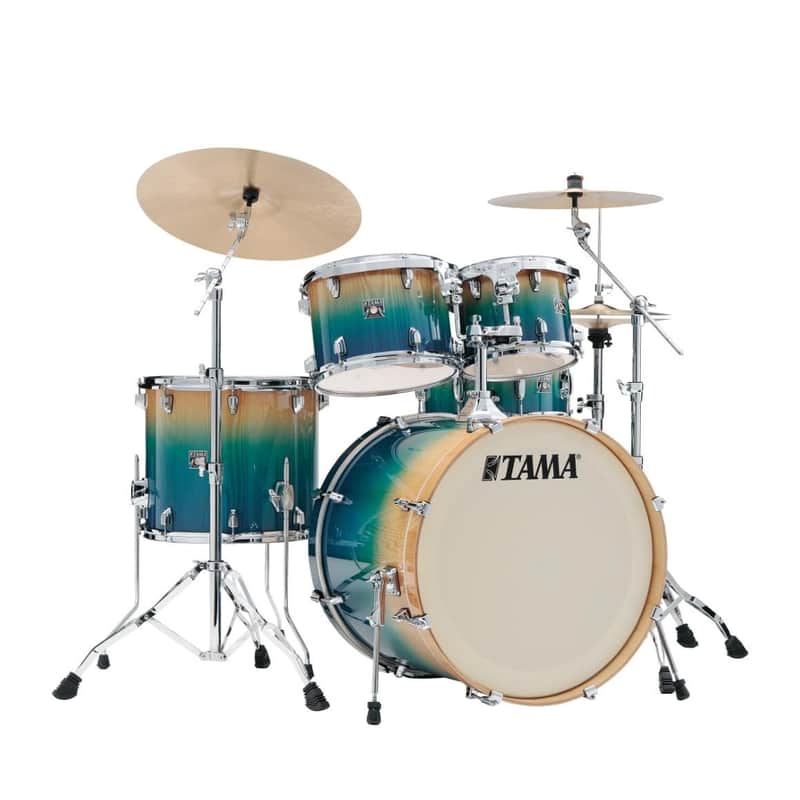Tama Superstar Classic 5pc Drum Set w/22BD Sapphire Fade Lacebark Pine image 1