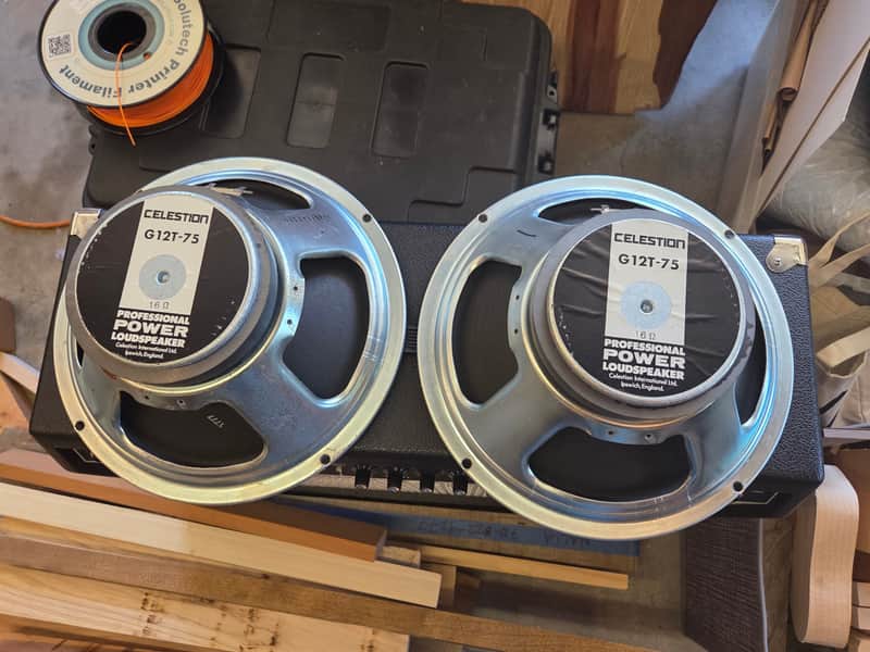 Celestion G12T-75 12" 75-Watt 16 Ohm Speaker PAIR - 1991 image 1