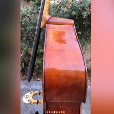 5-String E.M. Pöllmann “Emperor” Busseto Bass 2000 Spruce / Maple (So. CA area) image 5