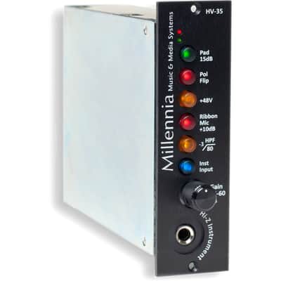 Millennia Media HV-35 Single Channel 500-Rack Microphone Preamplifier image 1